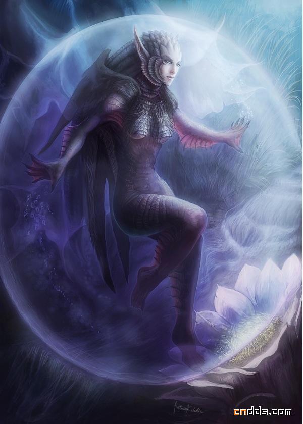 进入魔幻领域的震撼CG插画设计