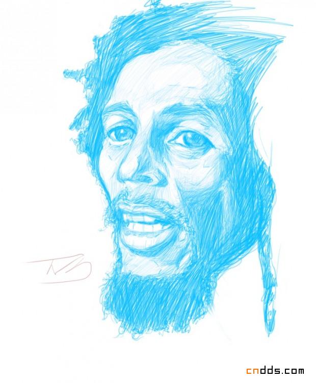 一组细腻的速写肖像插画设计欣赏