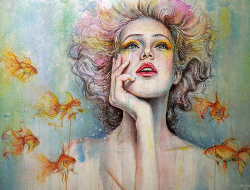 超级精美的水彩人物插画作品
