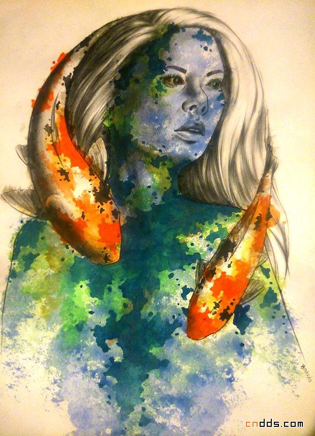 抽象派插画作品欣赏