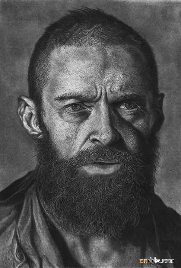 超级逼真的铅笔手绘插画