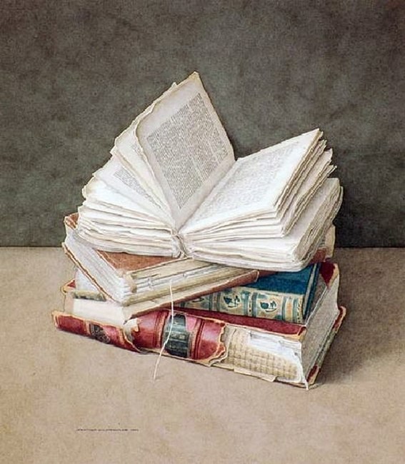 书的艺术：Jonathan Wolstenholme超现实主义插画