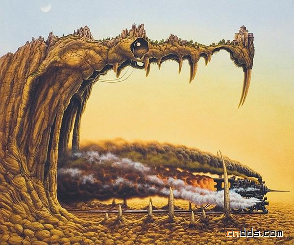 一组抽象派绘画作品