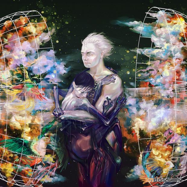来自乌克兰插画师的复杂繁荣插画