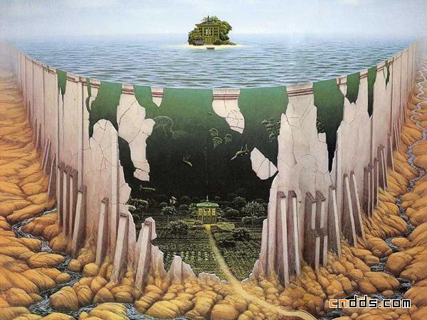 一组抽象派绘画作品