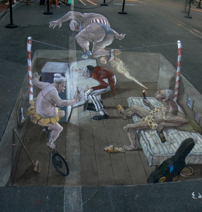 阿根廷艺术家Eduardo Relero街头3D绘画艺术
