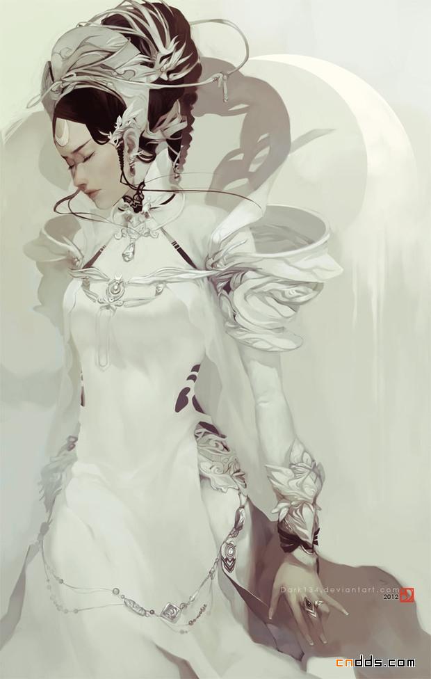 来自越南画家的精美人物插画作品