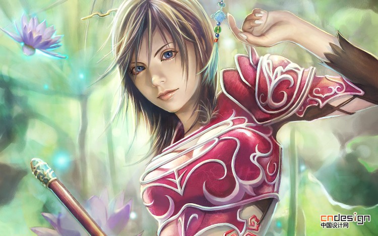 手绘作品唯美大眼睛