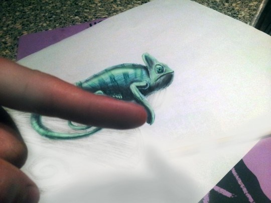 逼真的3D手绘艺术