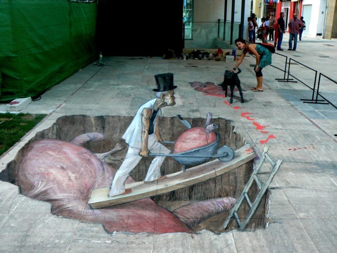 阿根廷艺术家Eduardo Relero街头3D绘画艺术