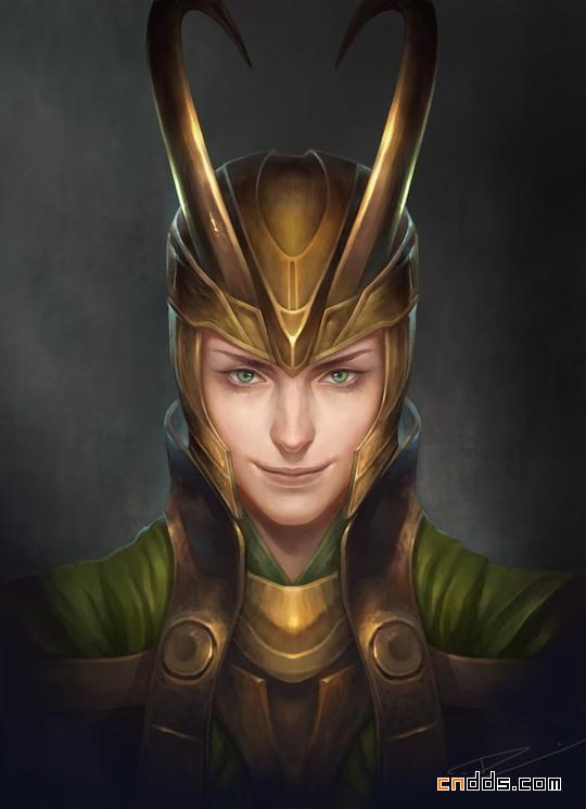 精细的台湾作家的人物肖像插画