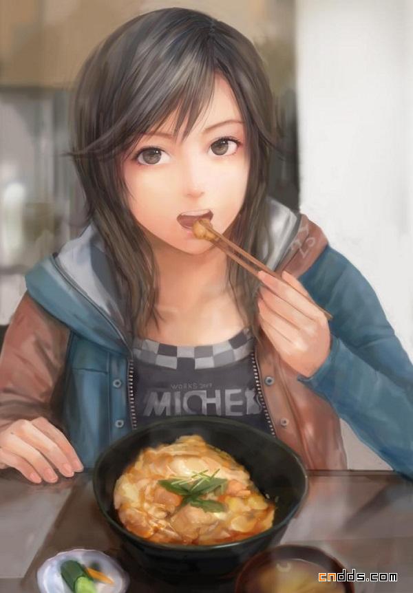 日本插画师miche唯美插画作品欣赏