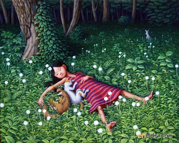 来自日本插画家的精美插画