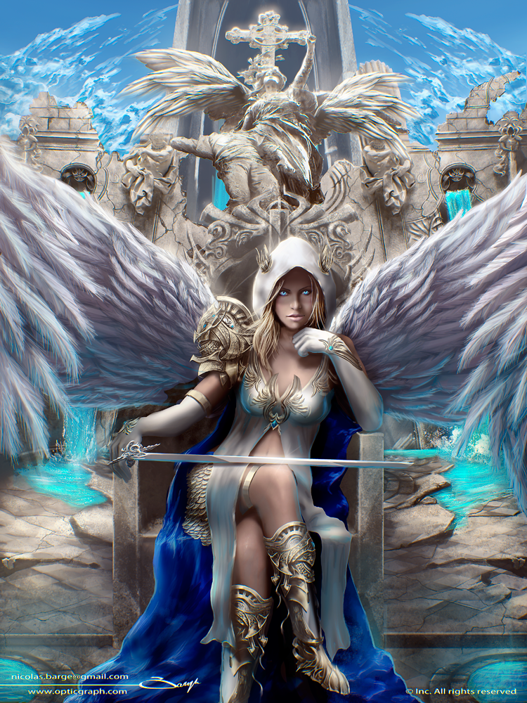 绚丽多彩的CG人物插画