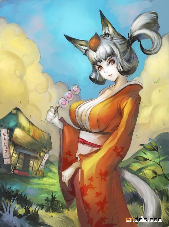 动漫里的人物插画作品欣赏
