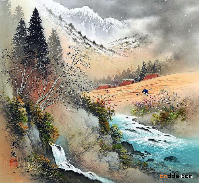 精美的乡村油画作品欣赏