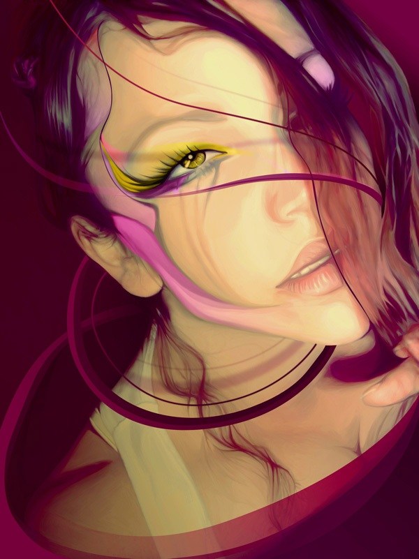 色彩非常浓烈的插画作品欣赏