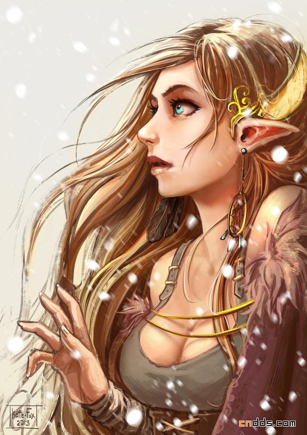 精美细腻的动漫角色插画欣赏