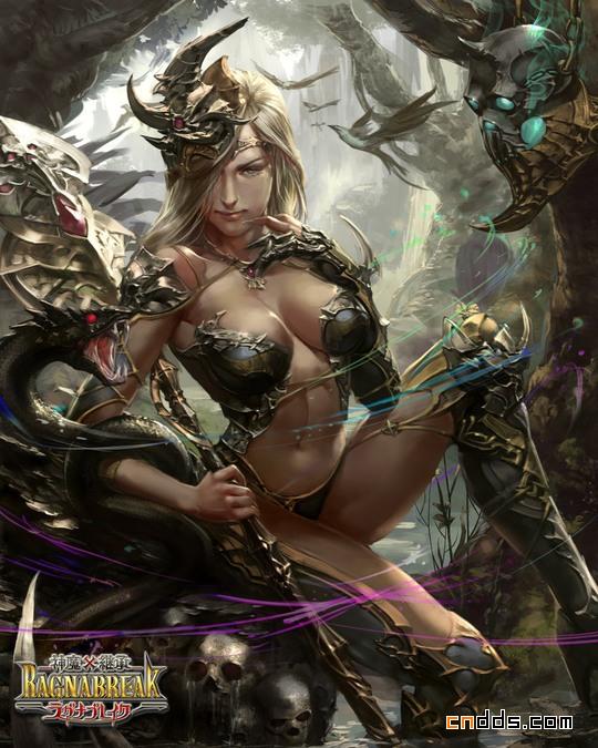 精美女战士插画作品欣赏