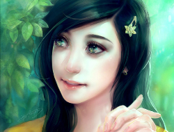 一组美丽的人像绘画作品