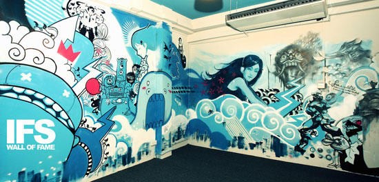 迸发中的色彩-国外涂鸦作品欣赏