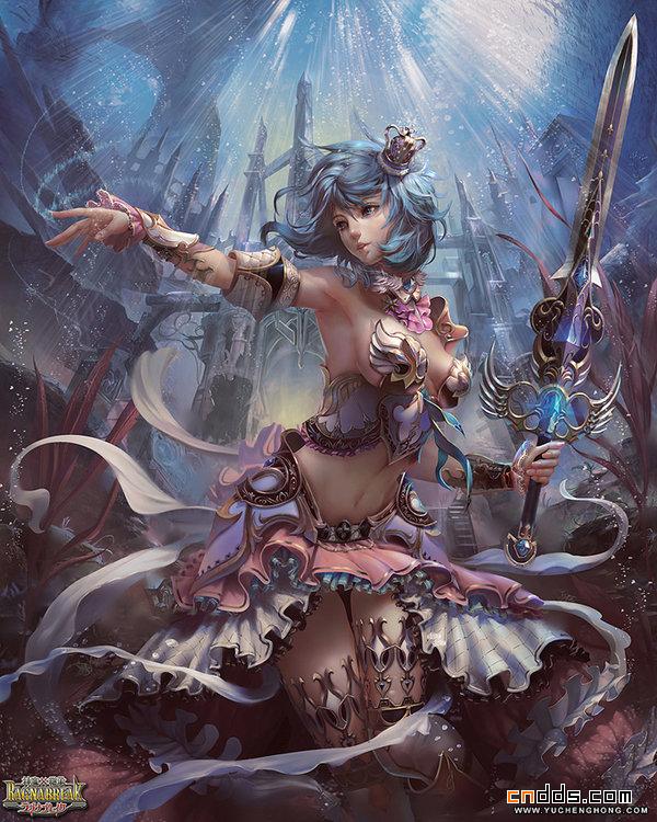 魔幻主义色彩的插画作品