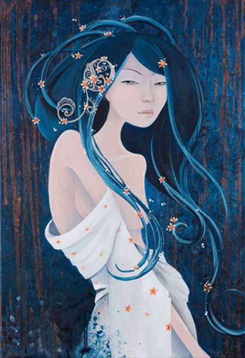 又一迷人的手绘插画