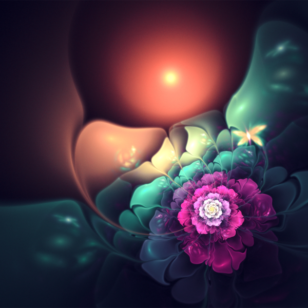 绚丽的3D烟火