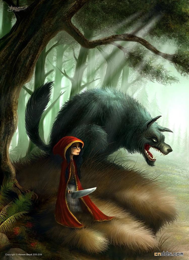 来自土耳其插画家的幻想派插画