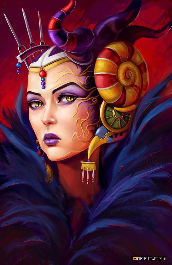 色彩鲜美的人物CG作品欣赏