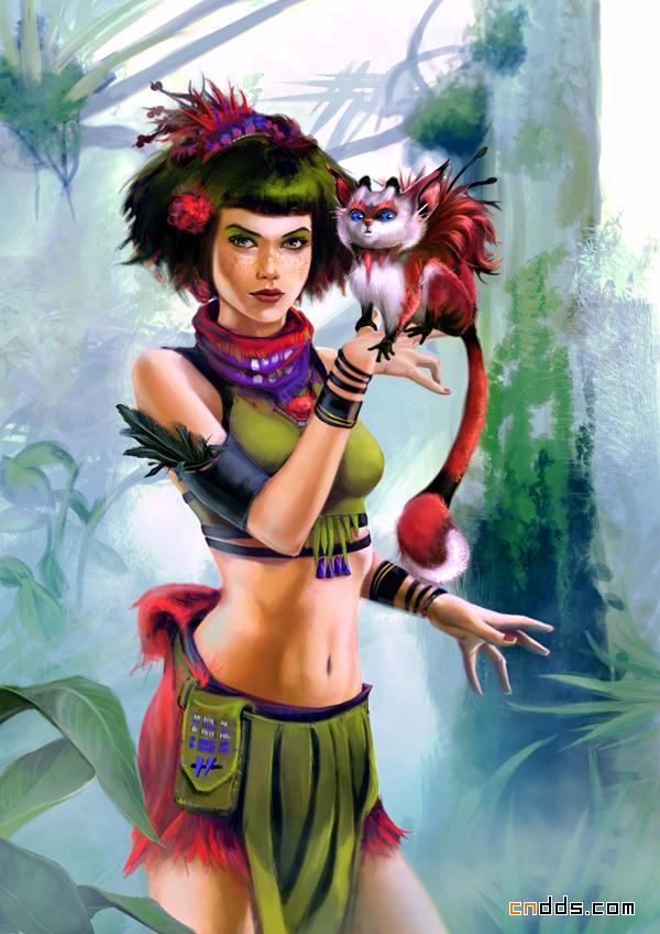 色彩鲜美的人物CG作品欣赏