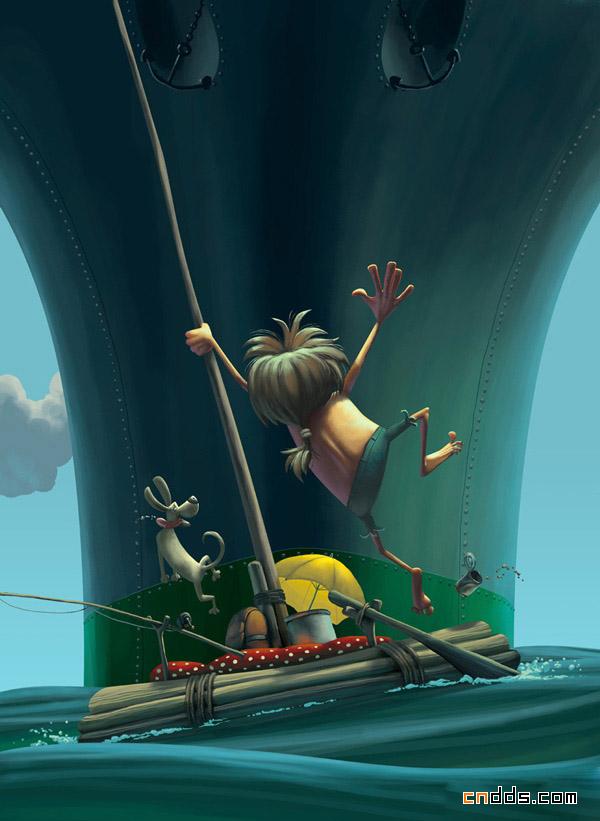 以色列插画家 Denis Zilber作品