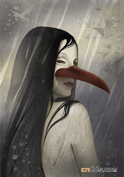 俄罗斯女插画家的另类插画作品欣赏
