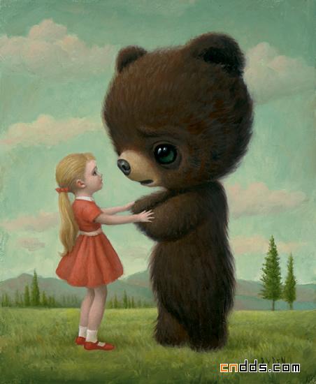 童真诡异的绘画艺术
