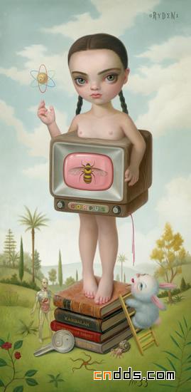 童真诡异的绘画艺术