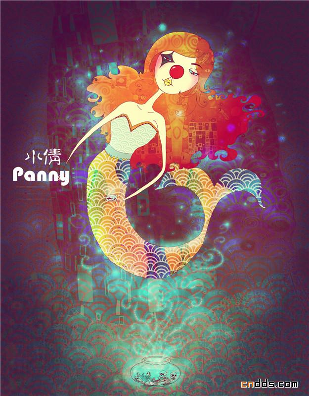 小丑系列插画作品欣赏