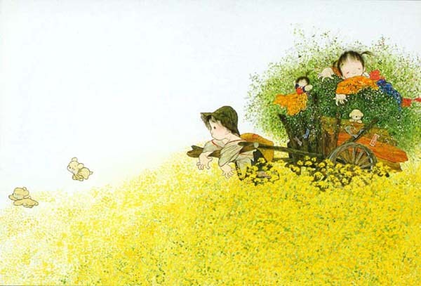 充满童趣的插画作品