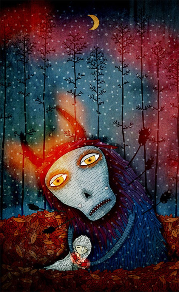 非常精细的插画欣赏