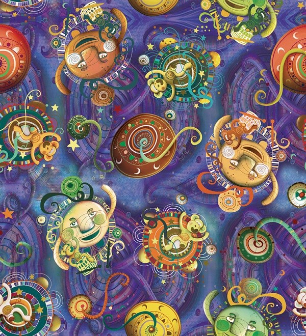 绚丽的插画