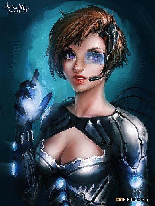 一组精美的cosplay形象的插画作品
