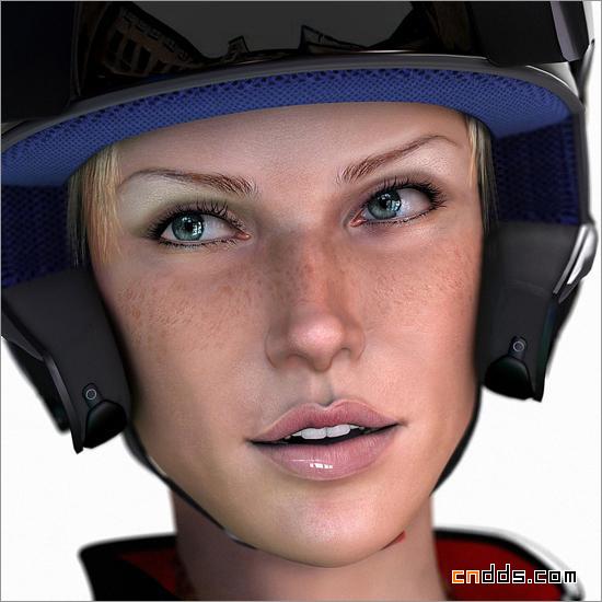 精美的美女头像CG作品欣赏