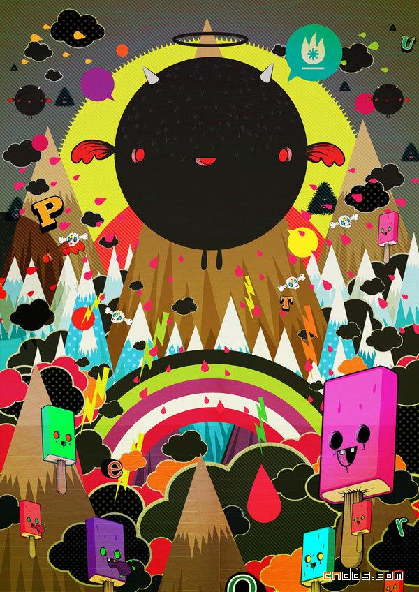 video game panic插画欣赏