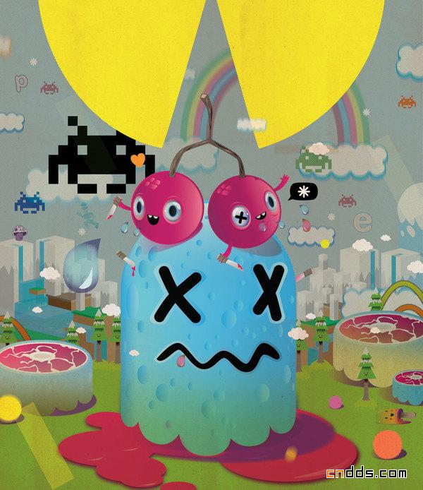 video game panic插画欣赏