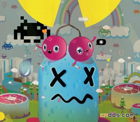 video game panic插画欣赏