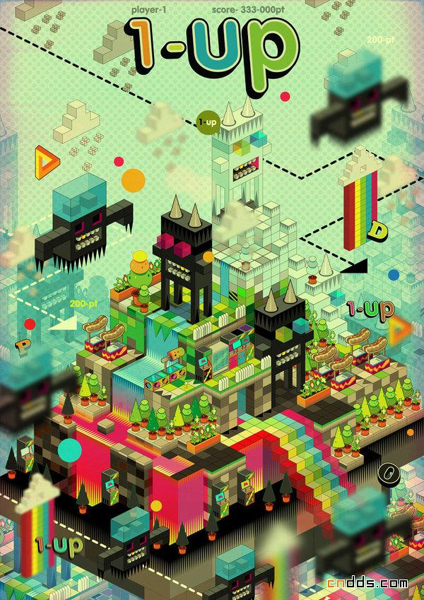 video game panic插画欣赏