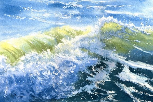 这些漂亮的水彩画