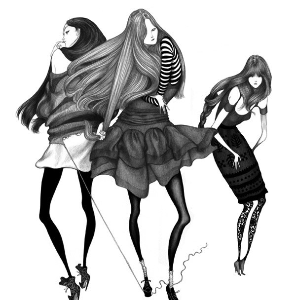 手绘插图