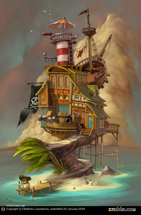法国Mathieu Leyssenne插画作品