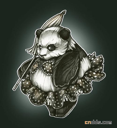 充满科幻主义色彩的精美插画