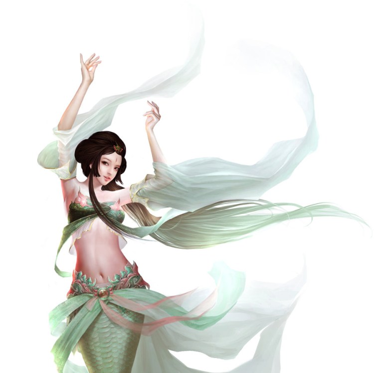 “申友林”美女插画图